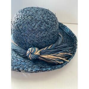 Donewell hat, made in Australia, navy and neutral.